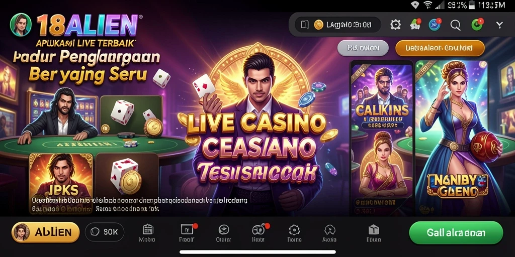 Tampilan gameplay Live Casino yang menarik di 138ALIEN.
