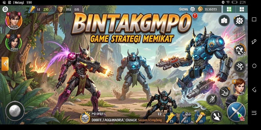 Tampilan gameplay menarik BINTANGMPO yang penuh strategi.