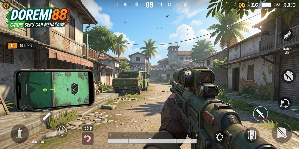 Tangkapan layar dari gameplay DOREMI88 yang mendebarkan.