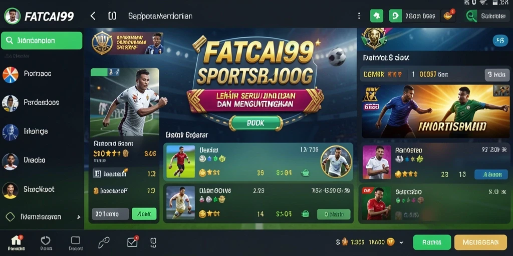 Screenshot utama FATCAI99 menampilkan fitur taruhan olahraga yang menarik.