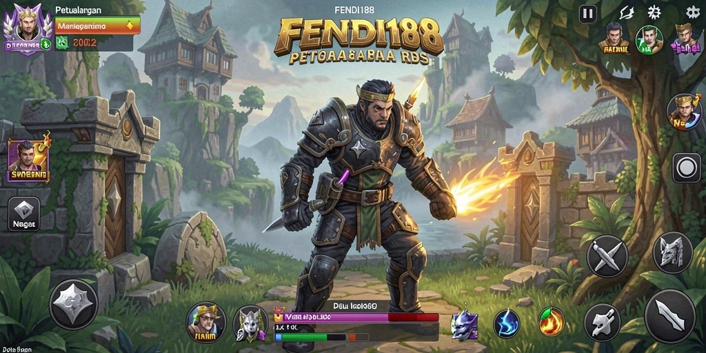 Tampilan gameplay FENDI188 yang memukau dalam dunia RPG.