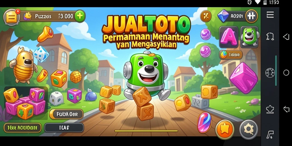 Tampilan gameplay JUALTOTO yang menantang dan menarik.