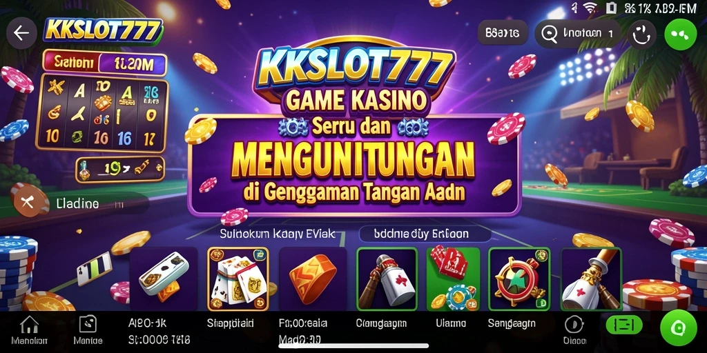 Screenshot gameplay KKSLOT777 dengan tampilan menarik dan interaktif.