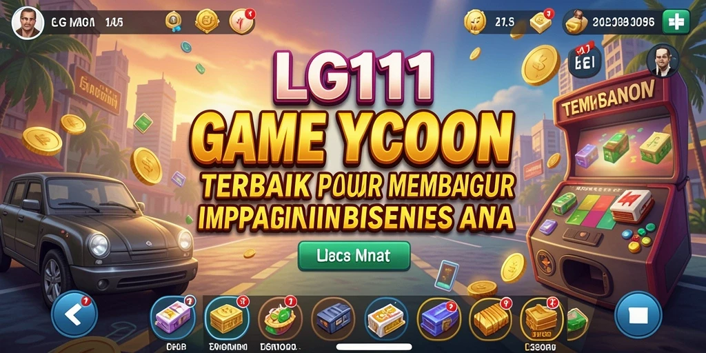 Tampilan gameplay LG111 yang menarik dan penuh tantangan bisnis.
