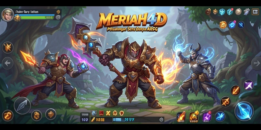Tampilan gameplay menarik dalam dunia ARPG yang luas.