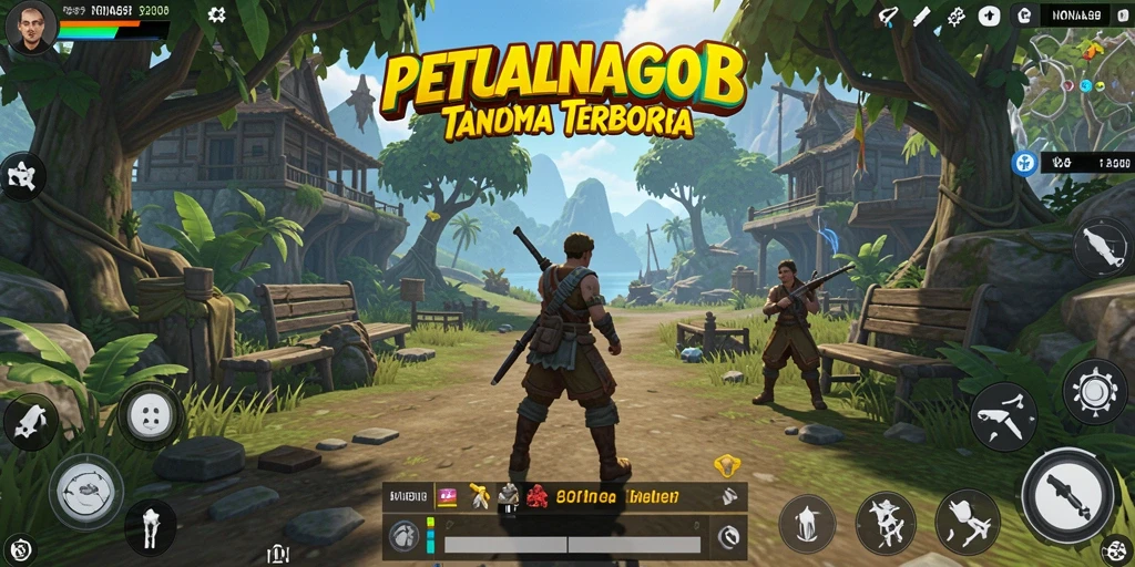 Tampilan gameplay <strong>NONA88</strong> yang menakjubkan dalam dunia terbuka.