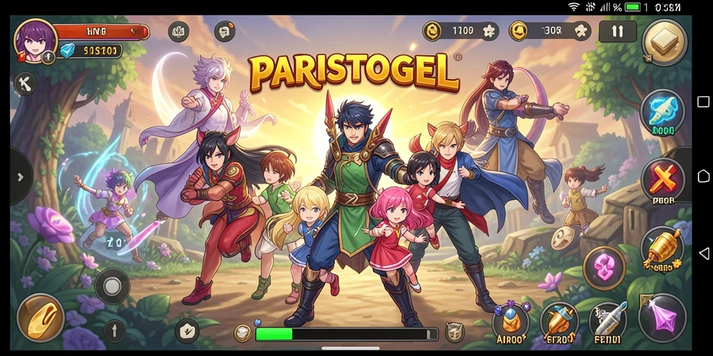 Tampilan gameplay yang memukau dan mengasyikkan dari PARISTOGEL.