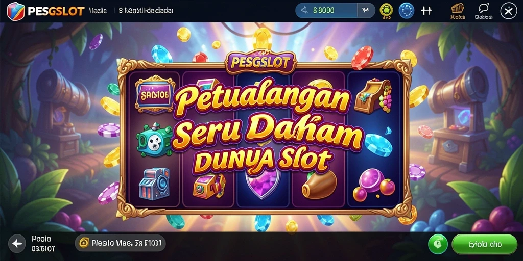 Tampilan gameplay PESGSLOT yang seru dan penuh petualangan.