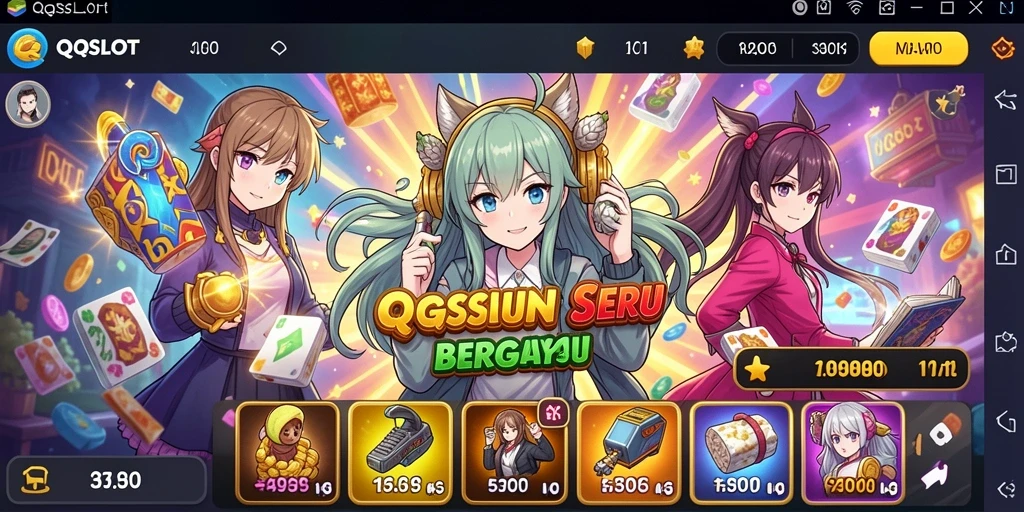 Gameplay seru dengan karakter Anime menarik.