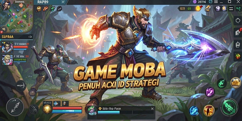 Gameplay seru dan menegangkan di RAP89 dengan pertarungan tim.