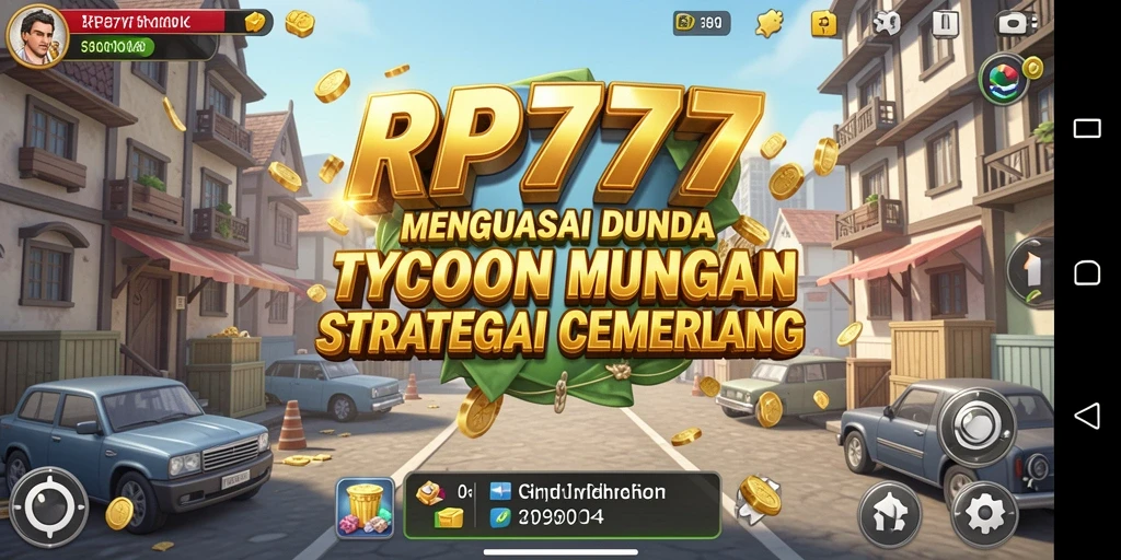 Tampilan antarmuka gameplay RP777 yang menarik dalam genre Tycoon.