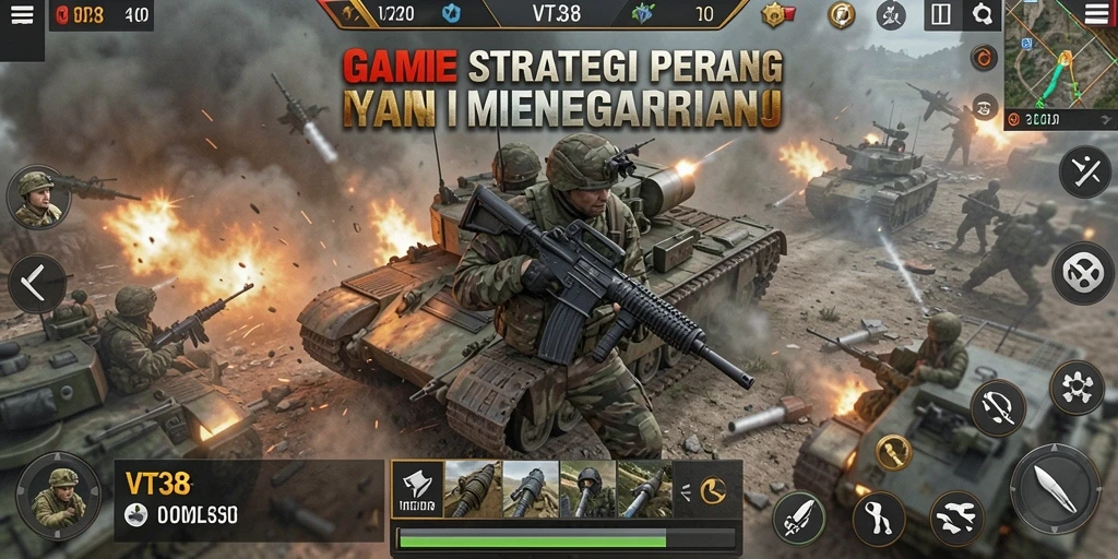 Tampilan gameplay menarik dari VT38 dengan grafik yang memukau.
